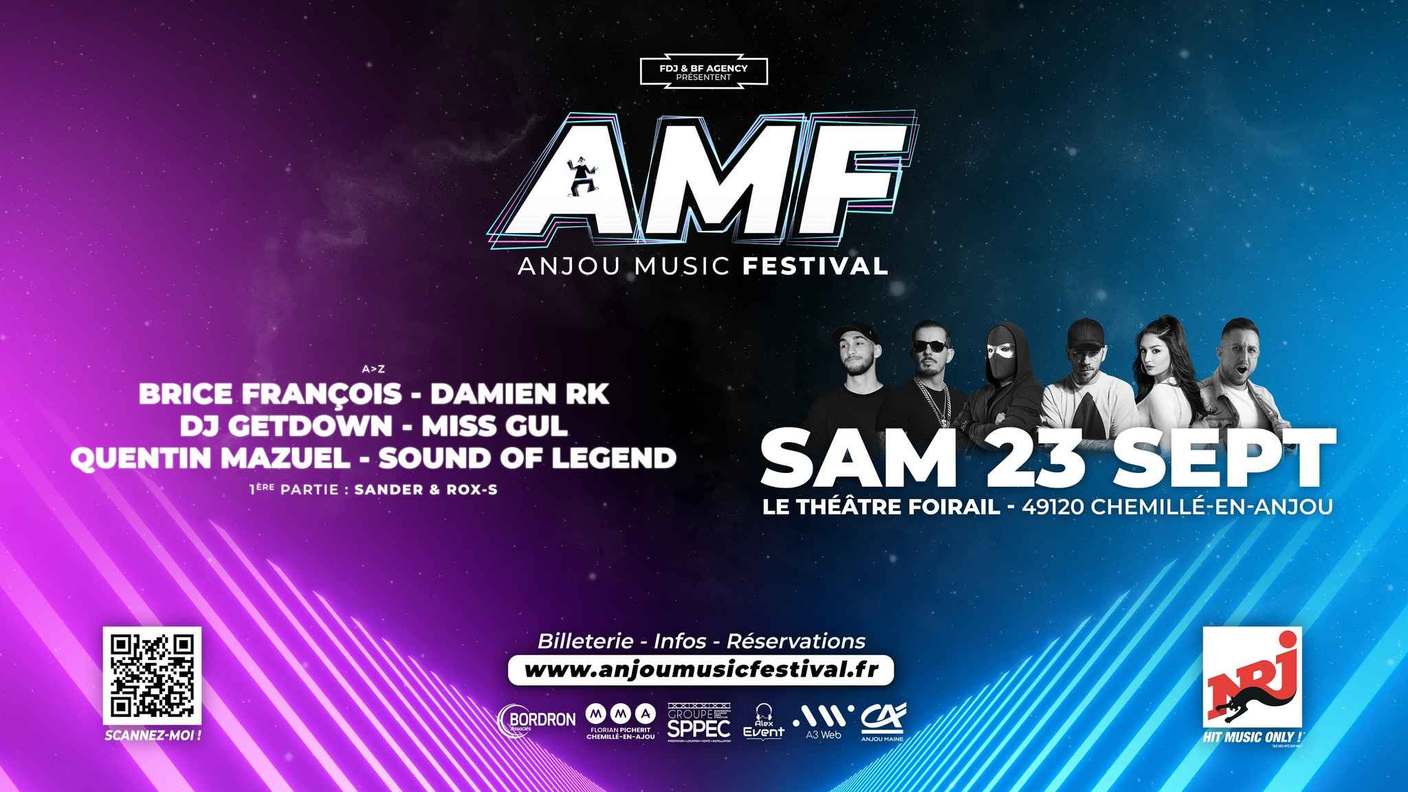 Affiche - Anjou Music Festival 2023
