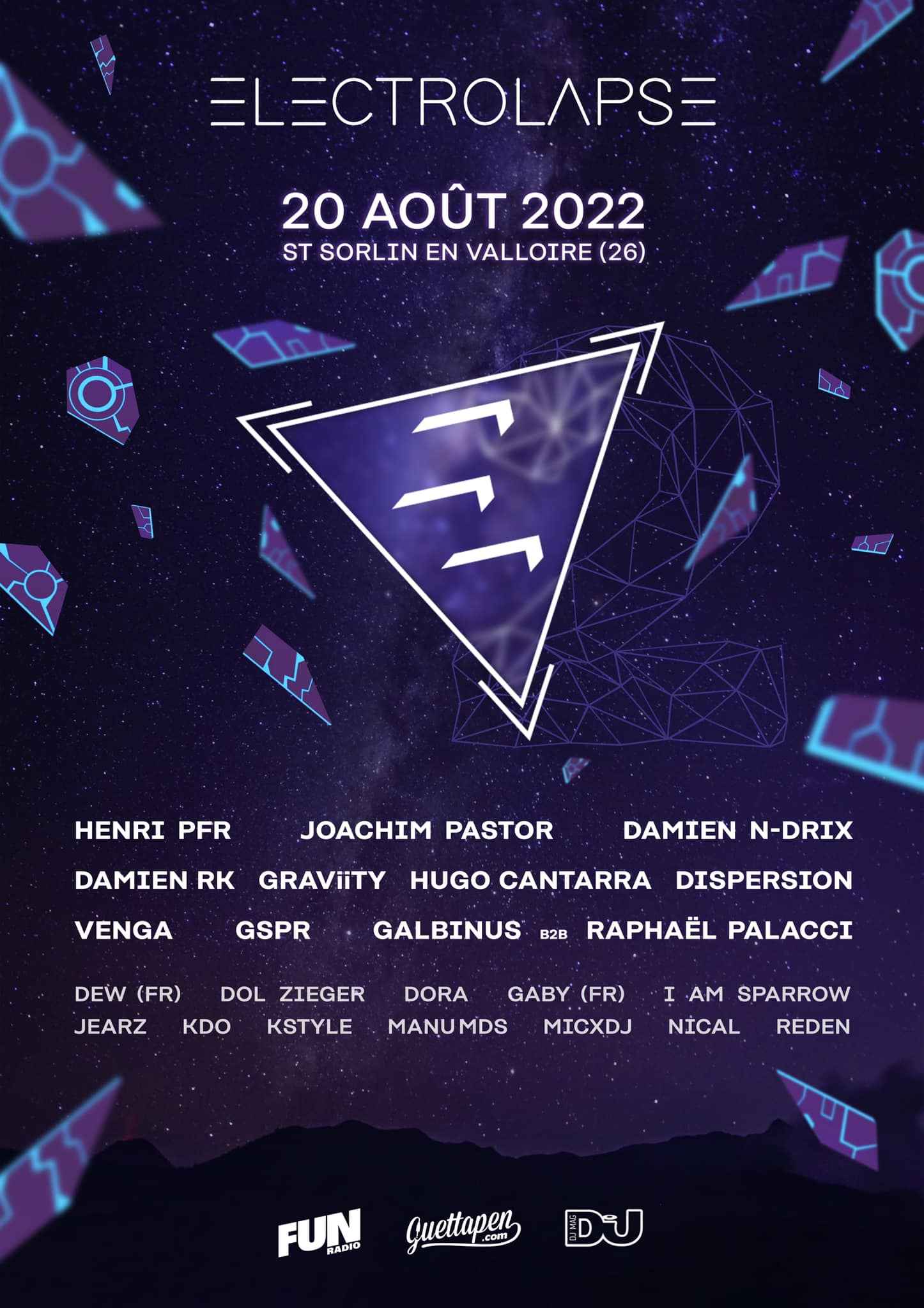 Affiche Electrolapse 2022