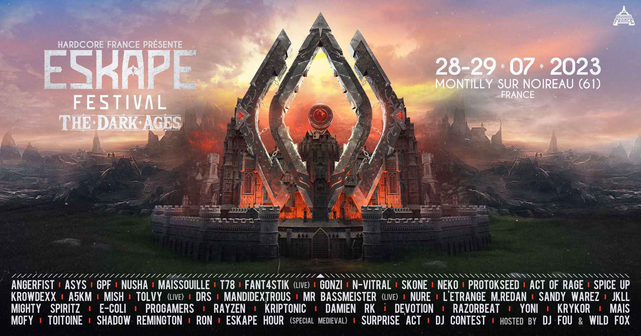 Affiche Eskape Festival 2023