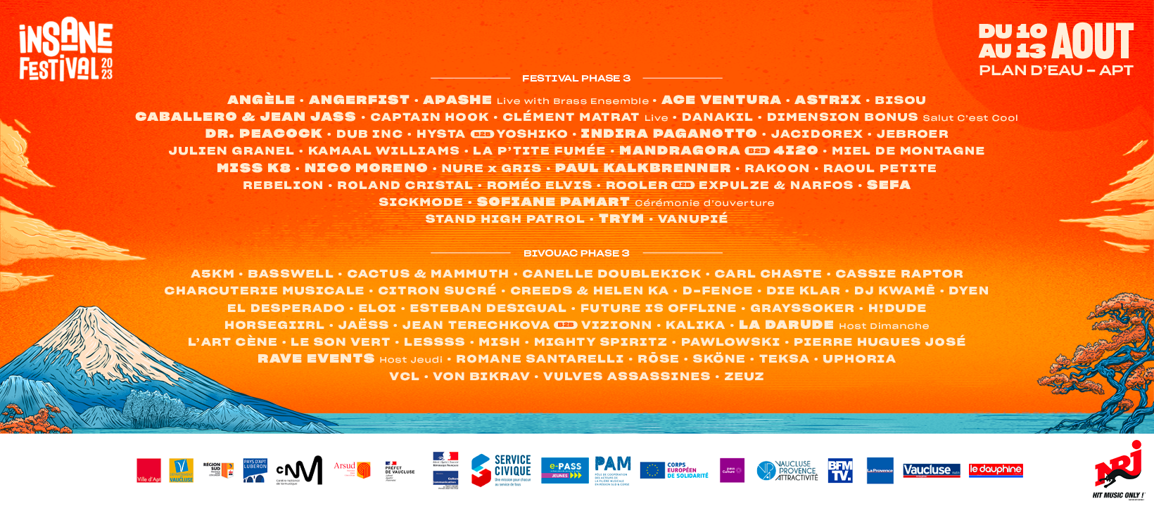 Affiche - Insane Festival 2023