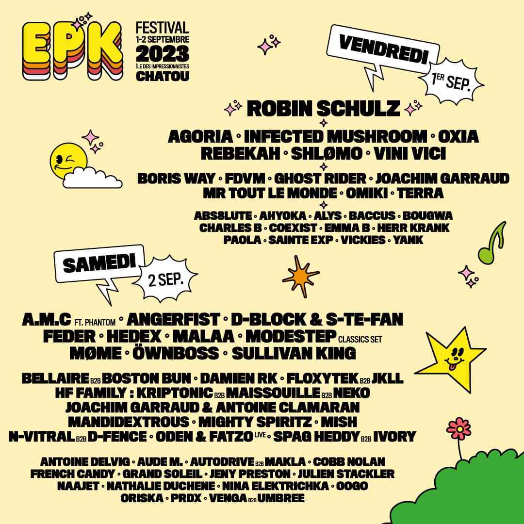 Line-Up - Elektric Park Festival 2023