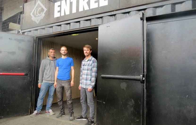 Philippe Bernard, Simon Boisson et Quentin Le Henaff