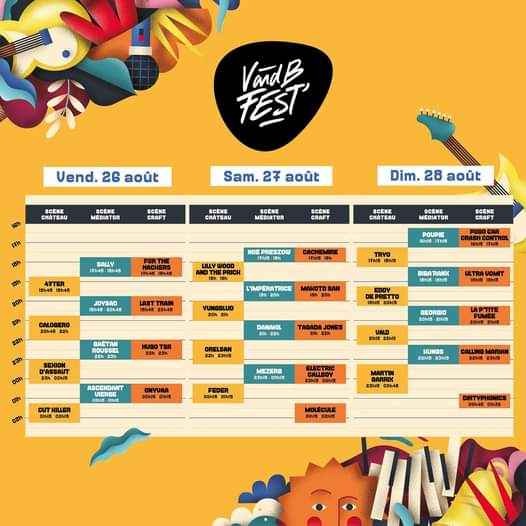 Timetable - V&B Fest' 2022